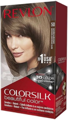 Picture of REVLON ColorSilk Haircolor, Light Ash Brown (pack of 3)