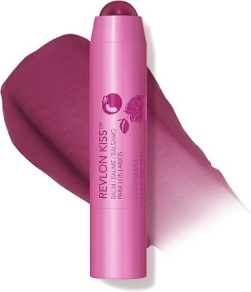 Picture of REVLON Kiss Tinted Lip Balm with SPF 20, Hydrating, Flavored, Infused with Natural Fruit Oils, 035 Berry Burst, 0.09 oz