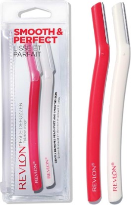 Picture of REVLON Face Defuzzers, High Precision Hair Removal and Dermaplaning Blade, Smooth Skin, Made with Stainless Steel, 2 Count