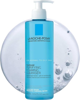 Picture of La Roche-Posay Toleriane Purifying Foaming Facial Cleanser, Oil Free Face Wash for Women & Men with Niacinamide + Ceramides, Pore Cleanser Safe For Sensitive Skin, Won’t Dry Out Skin, Soap Free