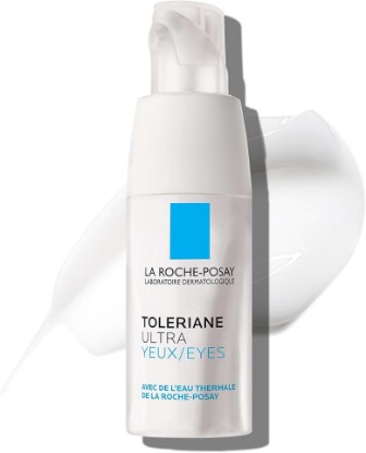 Picture of La Roche-Posay Toleriane Dermallergo Eye Cream Soothing Repair Moisturizer, Soothes and Comforts Sensitive Skin, Allergy Tested, Fragrance Free, Alcohol Free, Formerly Toleriane Ultra Eyes