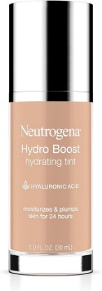 Picture of Neutrogena Hydro Boost Hydrating Tint Foundation Makeup for Dry Skin, with Hyaluronic Acid, Lightweight Oil-Free Water Gel, Non-Comedogenic, 30 Buff Color, 1.0 fl. oz