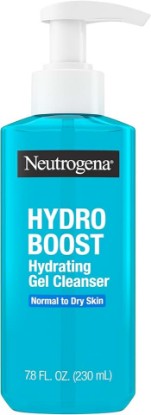 Picture of Neutrogena Hydro Boost Hydrating Face Wash & Makeup Remover, Gentle Facial Cleanser Gel with Hyaluronic Acid, Locks Moisture for Soft Supple Skin, Hypoallergenic, Oil-Free, Soap-Free, 7.8 fl oz