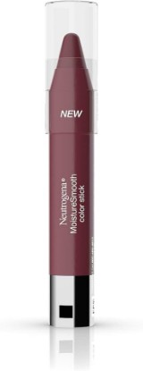 Picture of Neutrogena MoistureSmooth Color Stick for Lips, Moisturizing and Conditioning Lipstick with a Balm-Like Formula, Nourishing Shea Butter and Fruit Extracts, 80 Rich Raisin,.011 oz