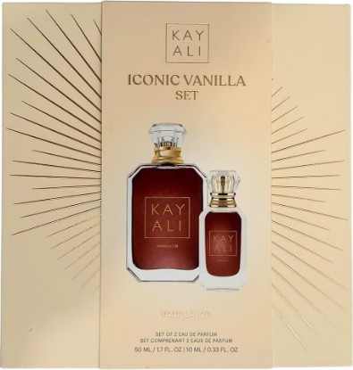 Picture of KAYALI Vanilla | 28 Eau de Parfum Iconic Set – Sweet Vanilla, Amber Woods & Brown Sugar Notes, 50 ml + 10 ml