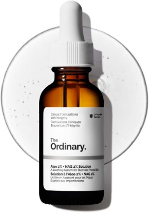 Picture of The Ordinary Aloe 2% + NAG 2% Solution, Soothes Skin and Targets Post-Acne Marks, 1 Fl Oz