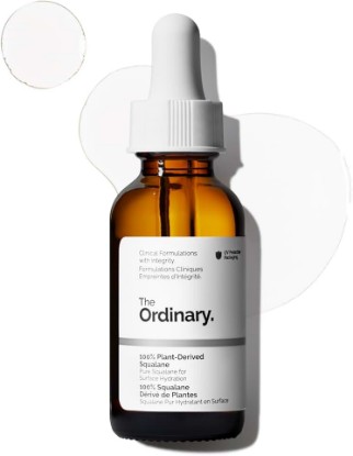 Picture of The Ordinary 100% Plant-Derived Squalane, for Skin and Hair, Lightweight Hydration, and Moisture Barrier Support, 1 Fl Oz