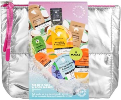Picture of SEPHORA Favorites Moving Lights Collection Limited Edition Set of 8 Face & Body Masks in a Pouch