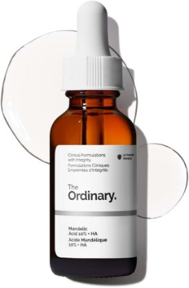 Picture of The Ordinary Mandelic Acid 10% + Hyaluronic Acid, Gentle Exfoliating Serum for Clarity and Hydration, 1 Fl Oz