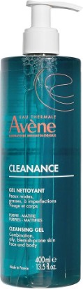 Picture of Avène Cleanance Cleansing Gel Soap Free Cleanser for Acne Prone, Oily, Face & Body, Alcohol-Free