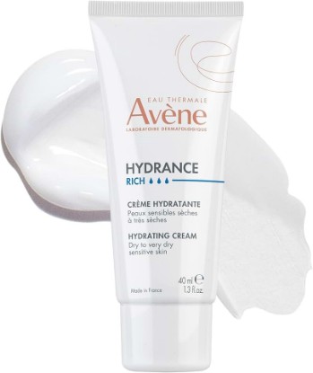 Picture of Avène Hydrance RICH Hydrating Cream, Daily Face Moisturizer, Soothes feelings of skin tightness & discomfort associated with dryness, Dry skin moisturizer, Non-Comedogenic, 1.3 Oz