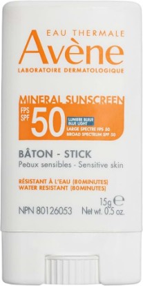 Picture of Avène Mineral Sunscreen Stick SPF 50, 0.5 Oz