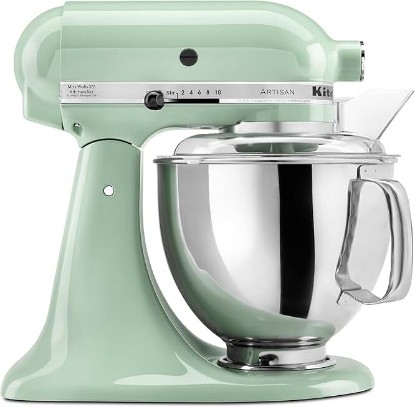 Picture of KitchenAid Artisan Series 5 Quart Tilt Head Stand Mixer with Pouring Shield KSM150PS, Pistachio