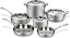 Picture of Cuisinart French Classic Tri-Ply Stainless 10-Piece Cookware Set, Silver