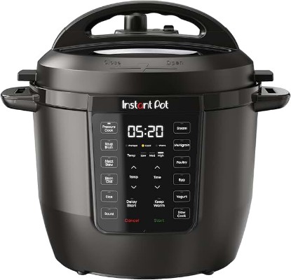 Picture of Instant Pot 6QT RIO 7-in-1 Multi-Cooker, Pressure Cooker, Slow cook, Sauté, Steam, Rice Maker, Yogurt, & Warmer, Black, 6 Quarts