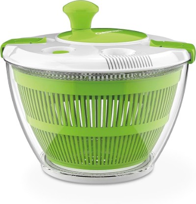 Picture of Cuisinart Large Spin Stop Salad Spinner- Wash, Spin & Dry Salad Greens, Fruits & Vegetables, 5qt, CTG-00-SAS1