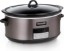 Picture of Crock-Pot Large 8-Quart Programmable Slow Cooker with Auto Warm Setting Black Stainless Steel