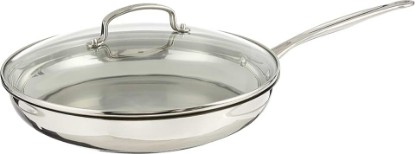 Picture of Cuisinart 12 Inch Skillet with Glass Cover, Chef's Classic Collection, 722-30G