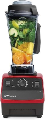 Picture of Vitamix 5200 Blender, Professional-Grade Blender for Smoothies, Soups, Ice Cream and More, Stainless-Steel Blades, Self-Cleaning Kitchen Appliance, 64 Oz Container, Red