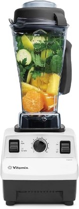 Picture of Vitamix 5200 Blender, Professional-Grade Blender for Smoothies, Soups, Ice Cream and More, Stainless-Steel Blades, Self-Cleaning Kitchen Appliance, 64 Oz Container, White