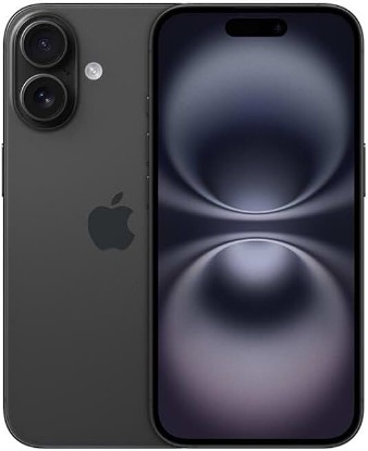 Picture of Apple iPhone 16 Plus, 128GB, Black - Unlocked (Renewed)