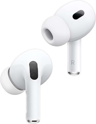 Picture of Apple AirPods Pro (2nd generation) with MagSafe Charging Case (USB-C) (Renewed)