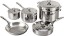 Picture of Le Creuset Tri-Ply Stainless Steel 10 pc. Cookware Set