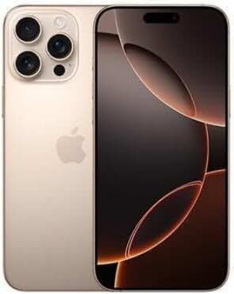 Picture of Apple iPhone 16 Pro Max, US Version, 256GB, Desert Titanium for Cricket (Renewed Premium)