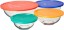 Picture of Pyrex Smart Essentials Glass Bowls with Plastic Lids, 8-Piece Set