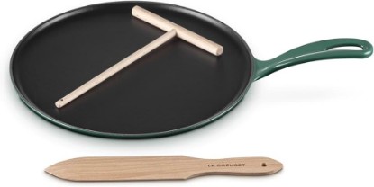 Picture of Le Creuset Enameled Cast Iron Traditional Round Crepe Pan, 10.25", Artichaut