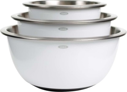Picture of OXO Good Grips 3-Piece Stainless-Steel Mixing Bowl Set
