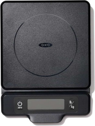 Picture of OXO Good Grips 5-lb Kitchen Scale with Pull-Out Display, Black