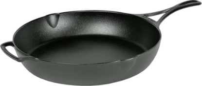 Picture of Lodge Blacklock 12" Triple Seasoned Cast Iron Skillet - Lightweight - Easy Cleanup - Premium Cookware