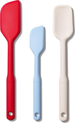 Picture of OXO Good Grips 3 Piece Silicone Spatula Set, One Size, Multi, Multicolor