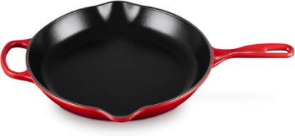 Picture of Le Creuset Enameled Cast Iron Signature Iron Handle Skillet, 11.75", Cerise