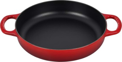 Picture of Le Creuset Signature Cast Iron Everyday Pan, 11", Cerise