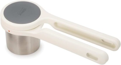 Picture of Joseph Joseph Helix Potato Ricer Masher Ergonomic Twist-Action Hand Manual Stainless Steel For Mashed Potato, Vegetable Purees, Stainless Steel