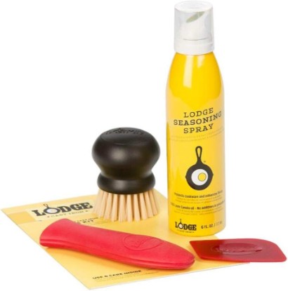 Picture of Lodge Seasoned Cast Iron Care Kit 5-Piece Set, One Size, Assorted