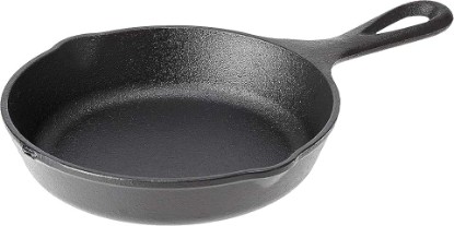 Picture of Lodge Wildlife Series - 6.5" Cast Iron Skillet with Wolf Scene