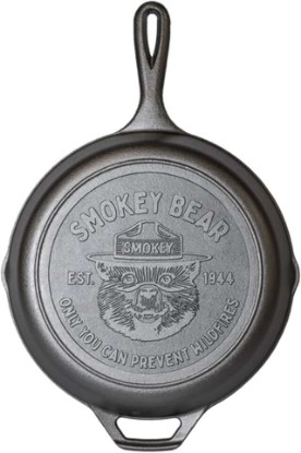 Picture of Lodge Cast Iron 10.25 In Skillet, Smokey Bear Logo