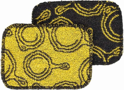 Picture of Lodge Manufacturing Company Cast Iron Scrub Cloths [Amazon-developed Certification] Compact by Design