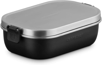 Picture of Le Creuset Stainless Steel On The Go Lunch Box, 30 oz., Licorice