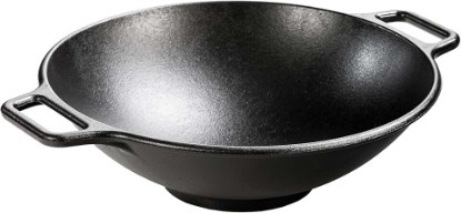 Picture of Lodge BOLD 14 Inch Seasoned Cast Iron Wok; Design-Forward Cookware