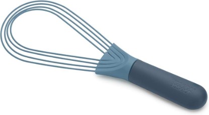 Picture of Joseph Joseph Twist Whisk 2-In-1 Collapsible Balloon and Flat Whisk Silicone Coated Steel Wire, Sky Blue