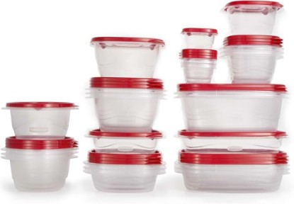 Picture of Rubbermaid TakeAlongs Food Storage Containers Set of 26 Clear