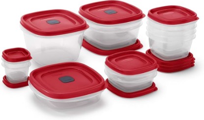 Picture of Rubbermaid Assorted Food Storage Container Set - Case of: 1; Each Pack Qty: 24; Total Items Qty: 24