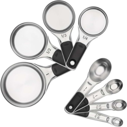 Picture of OXO Good Grips 8 Piece Stainless Steel Measuring Cups and Spoons Set