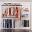 Picture of Rubbermaid Configurations Custom Closet Kit 4-8 Ft. Adjustable Metal Wire Shelving White Finish Expandable Organization System Hardware Included for Home Closet/Pantry/Laundry/Mudroom