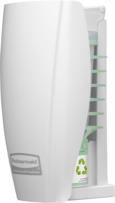 Picture of Rubbermaid Commercial Products TCell Automatic Odor-Controlling Air Freshener Dispenser White Easy to Install Battery Free for Restrooms in Restaurants/Hotels/Schools/Airports/Offices