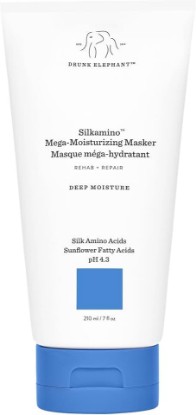 Picture of Drunk Elephant Silkamino Mega-Moisturizing Masker - 210 ml/7 fl oz - Silk Amino Acids - Clean Clinical - Sulfate-Free - Cruelty-Free - Dermatologist-Tested - Free of Essential Oils, Silicones, and SLS